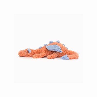 Jellycat Persimmon Dragon Australia | 892605TNQ